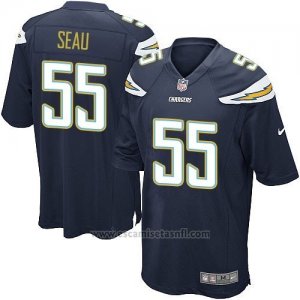 Camiseta San Diego Chargers Seau Negro Nike Game NFL Nino