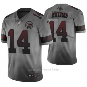 Camiseta NFL Kansas City Chiefs Sammy Watkins Ciudad Gris