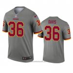 Camiseta NFL Legend Washington Redskins Sean Davis Inverted Gris