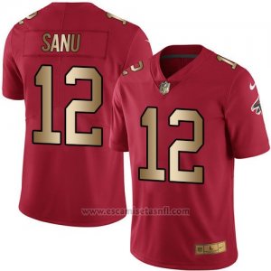 Camiseta Atlanta Falcons Sanu Rojo Nike Gold Legend NFL Hombre