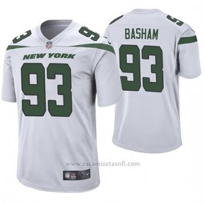 Camiseta NFL Game Hombre New York Jets Tarell Basham Blanco 60th Aniversario