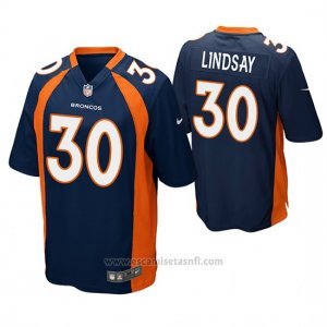 Camiseta NFL Game Hombre Denver Broncos Phillip Lindsay Azul