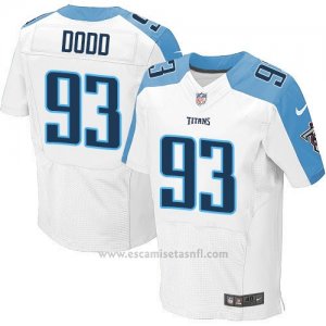 Camiseta Tennessee Titans Dood Blanco Nike Elite NFL Hombre