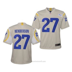 Camiseta NFL Game Nino Los Angeles Rams Darrell Henderson 2020 Blanco