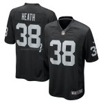 Camiseta NFL Game Las Vegas Raiders Jeff Heath Negro