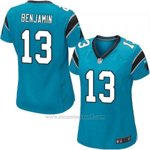 Camiseta Carolina Panthers Benjamin Lago Azul Nike Game NFL Mujer