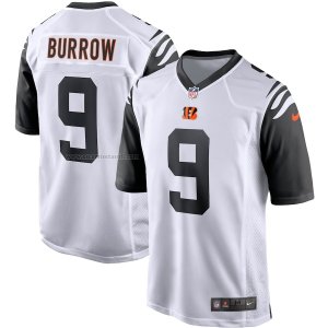 Camiseta NFL Game Cincinnati Bengals Joe Burrow Alterno Blanco