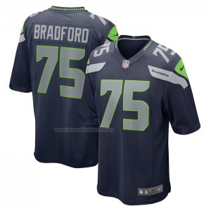 Camiseta NFL Game Seattle Seahawks Anthony Bradford Azul