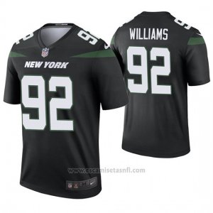 Camiseta NFL Legend Hombre New York Jets Leonard Williams Negro Color Rush
