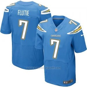 Camiseta San Diego Chargers Flutie Azul Nike Elite NFL Hombre