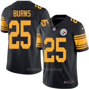 Camiseta Pittsburgh Steelers Burns Negro Nike Legend NFL Hombre