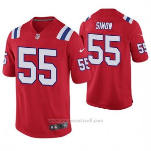 Camiseta NFL Game Hombre New England Patriots John Simon Rojo