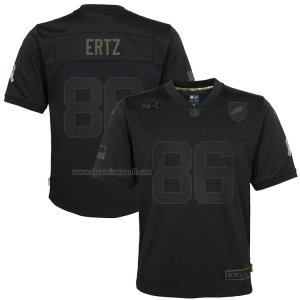 Camiseta NFL Limited Nino Philadelphia Eagles Zach Ertz 2020 Salute To Service Negro
