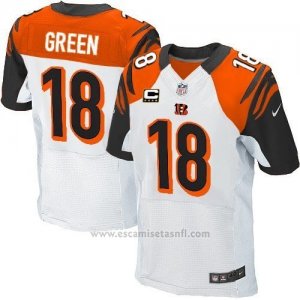 Camiseta Cincinnati Bengals Green Blanco Nike Elite NFL Hombre2