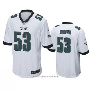 Camiseta NFL Game Philadelphia Eagles Jatavis Brown Blanco