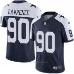 Camiseta NFL Game Dallas Cowboys 90 Demarcus Lawrence Throwback Azul
