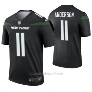 Camiseta NFL Legend Hombre New York Jets Robby Anderson Negro Color Rush