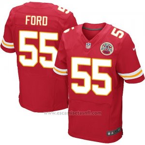 Camiseta Kansas City Chiefs Ford Rojo Nike Elite NFL Hombre