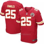 Camiseta Kansas City Chiefs Charles Rojo Nike Elite NFL Hombre