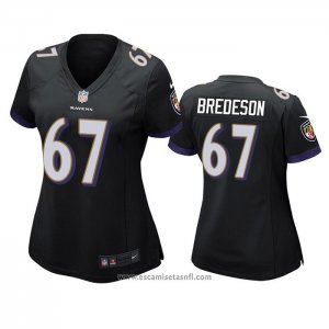 Camiseta NFL Game Mujer Baltimore Ravens Ben Bredeson Negro