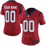 Camisetas NFL Mujer Houston Texans Personalizada Rojo
