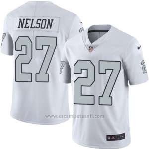 Camiseta Oakland Raiders Nelson Blanco Nike Legend NFL Hombre