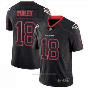 Camiseta NFL Limited Atlanta Falcons Ridley Lights Out Negro