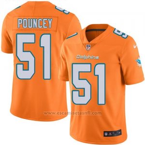 Camiseta Miami Dolphins Pouncey Naranja Nike Legend NFL Hombre