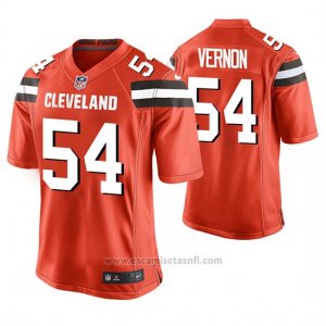 Camiseta NFL Game Hombre Cleveland Browns Olivier Vernon Naranja