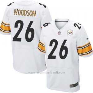 Camiseta Pittsburgh Steelers Woodson Blanco Nike Elite NFL Hombre