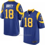 Camiseta Los Angeles Rams Britt Azul Nike Game NFL Hombre