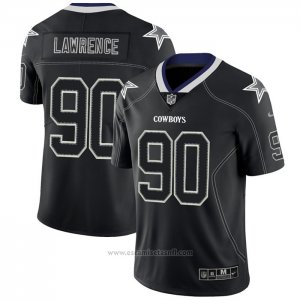 Camiseta NFL Limited Dallas Cowboys Lawrence Lights Out Negro