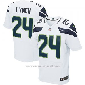 Camiseta Seattle Seahawks Lynch Blanco Nike Elite NFL Hombre