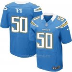 Camiseta San Diego Chargers Te'O Azul Nike Elite NFL Hombre