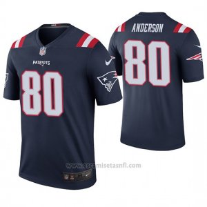 Camiseta NFL Legend Hombre New England Patriots Stephen Anderson Azul Color Rush