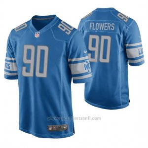Camiseta NFL Game Hombre Detroit Lions Trey Flowers Azul