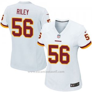 Camiseta Washington Redskins Riley Blanco Nike Game NFL Mujer