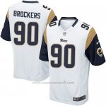 Camiseta Los Angeles Rams Brockers Blanco Nike Game NFL Nino