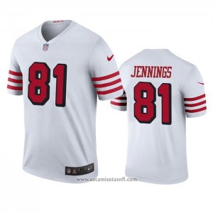 Camiseta NFL Legend San Francisco 49ers Jauan Jennings Blanco Color Rush