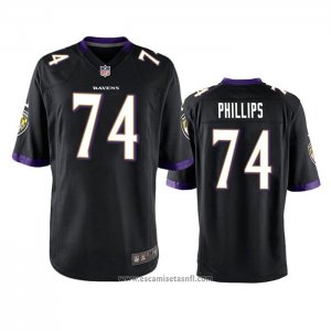 Camiseta NFL Game Baltimore Ravens Tyre Phillips Negro