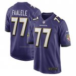 Camiseta NFL Game Baltimore Ravens Daniel Faalele Violeta