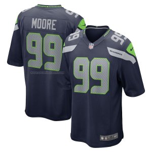 Camiseta NFL Game Seattle Seahawks Damontre Moore Azul