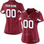 Camisetas NFL Limited Mujer Arizona Cardinals Personalizada Rojo