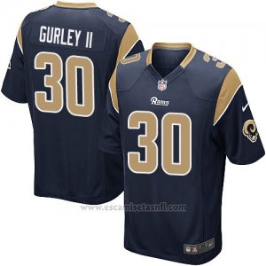 Camiseta Los Angeles Rams Gurley Negro Nike Game NFL Hombre