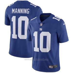 Camiseta NFL Limited Hombre New York Giants 10 Manning Azul