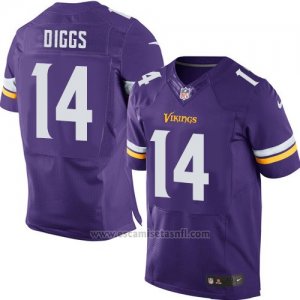 Camiseta Minnesota Vikings Diggs Violeta Nike Elite NFL Hombre