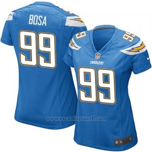 Camiseta San Diego Chargers Bosa Azul Nike Game NFL Mujer