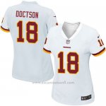 Camiseta Washington Redskins Doctson Blanco Nike Game NFL Mujer