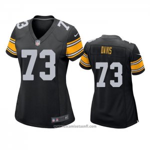 Camiseta NFL Game Mujer Pittsburgh Steelers Carlos Davis Negro