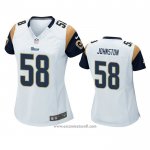 Camiseta NFL Game Mujer Los Angeles Rams Clay Johnston Blanco